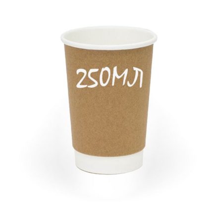 Стакан КРАФТ - 250 мл, 48 шт.