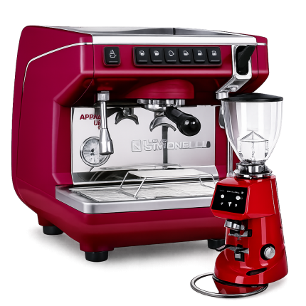 Nuova Simonelli Life 1GR(красная)+кофемолка