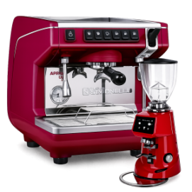 Nuova Simonelli Life 1GR(красная)+кофемолка